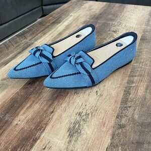 Vivaia Pointed Toe Bow Loafers Michelle 2.0